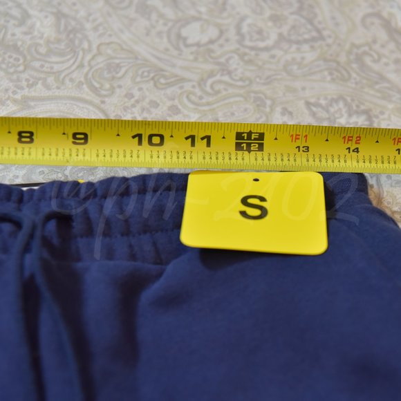 Puma Men's Fleece Jogger Pants Navy - Picture 9 of 10
